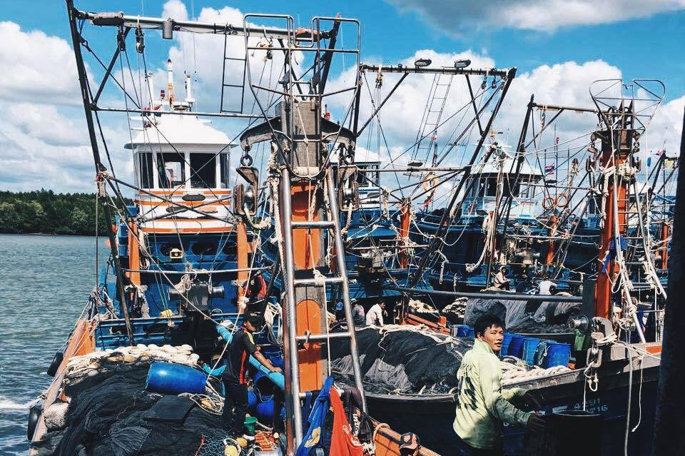 อาหารทะเลสด ส่งตรงจากเรือ