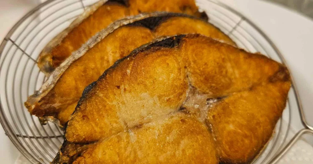 Fried spanich mackerel