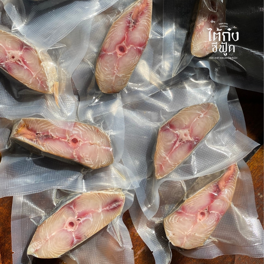 salted fish with seal salted fish packing